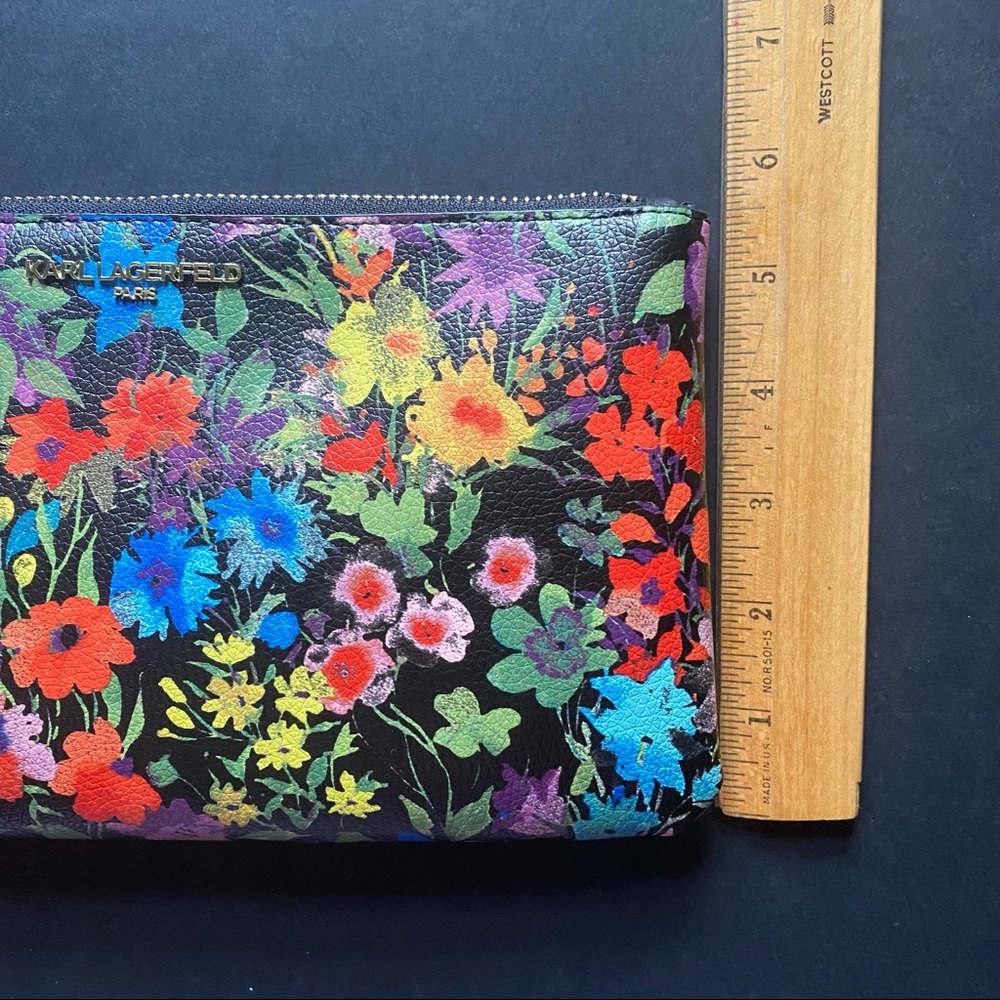 Karl Lagerfeld Floral Wristlet - Picture 5 of 5